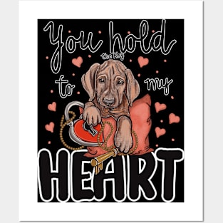 You hold the key to my heart Posters and Art